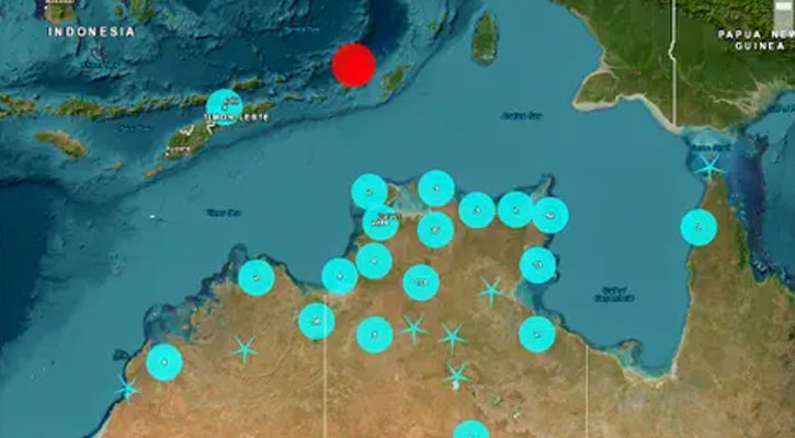 ইন্দোনেশিয়ায় ৭.৬ মাত্রার ভূমিকম্প