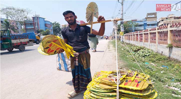 কাঠফাটা রোদে বিপর্যস্ত জনজীবন