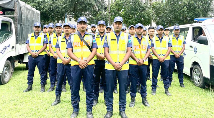 ঘূর্ণিঝড় মোখা: ফরিদপুরে পুলিশের ২৫ সদস্যের কুইক রেসপন্স টিম