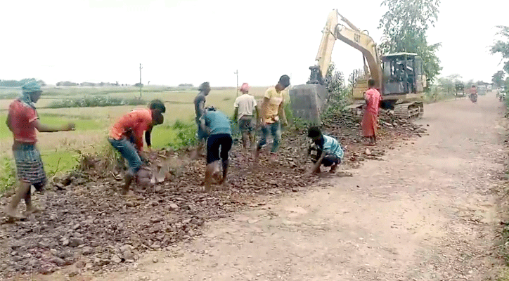 হবিগঞ্জ-বানিয়াচং মহাসড়কের সংস্কার কাজ শুরু