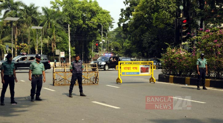 সাঈদীর মৃত্যু ঘিরে রাজধানীতে সর্বোচ্চ সতর্ক আইনশৃঙ্খলা বাহিনী