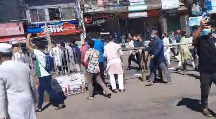 সিলেটে হরতাল: ছাত্রলীগ-ছাত্রদলের ধাওয়া-পাল্টা ধাওয়া