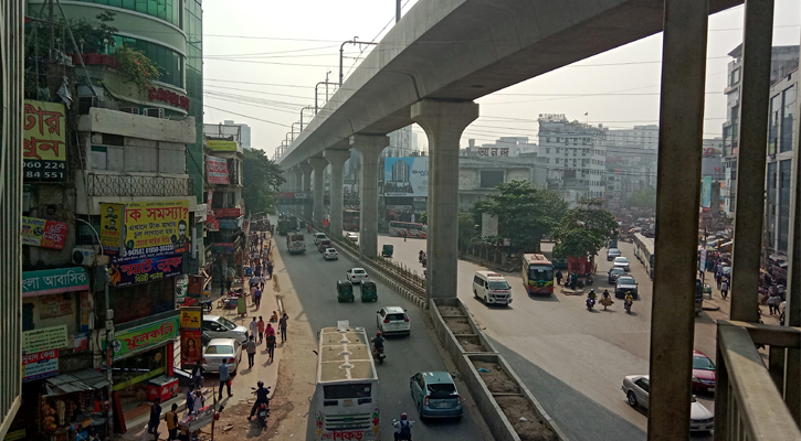 ফার্মগেট-কাওরানবাজারে নেই অবরোধের প্রভাব