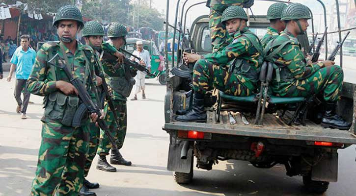 সংসদ নির্বাচন: ২৯ ডিসেম্বর সেনাসহ সব বাহিনী টহলে নামবে