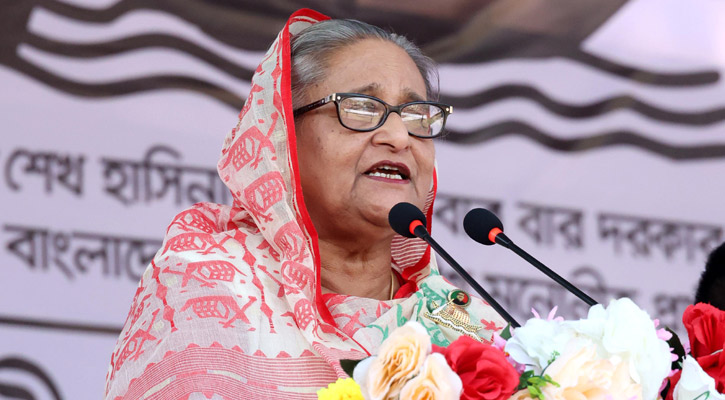 ৭ জানুয়ারি সকালে সবাইকে ভোটকেন্দ্রে যাওয়ার আহ্বান শেখ হাসিনার