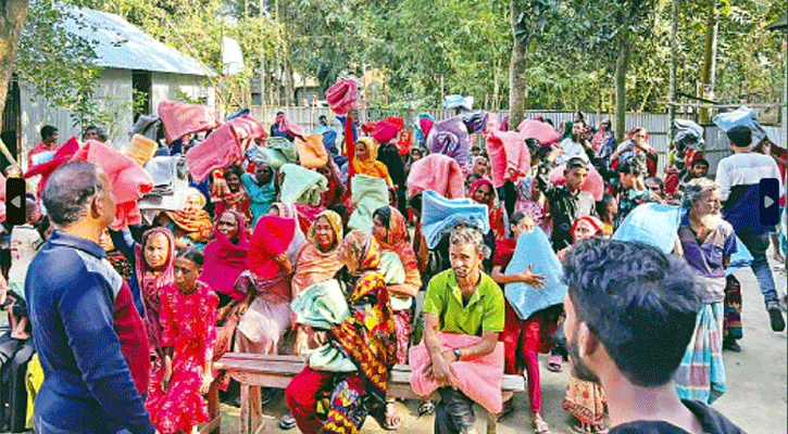 গাইবান্ধার প্রতিবন্ধী ও অসহায় ৫ হাজার মানুষ পেল কম্বল