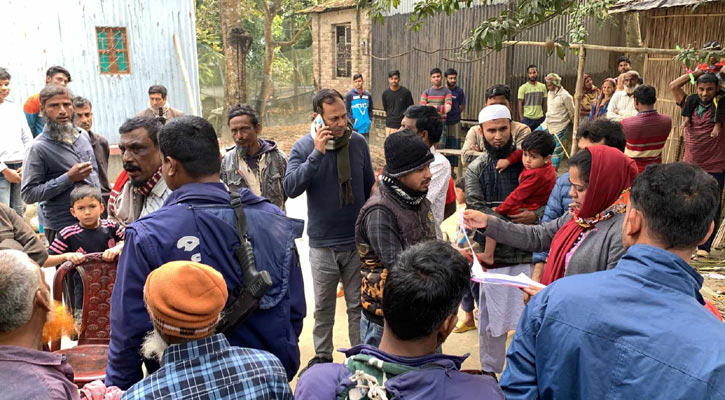 নগরকান্দায় ভেজাল গুড় তৈরির কারখানায় অভিযান, জরিমানা