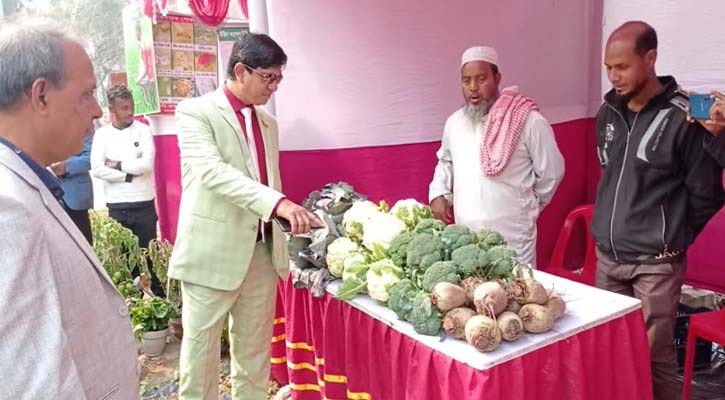 স্বাস্থ্য ঝুঁকিমুক্ত খাদ্য ব্যবস্থা গড়তে ফরিদপুরে নিরাপদ সবজি মেলা