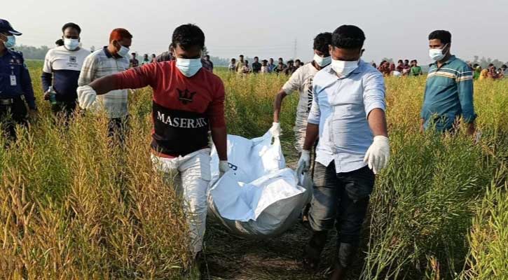 বগুড়ায় সরিষাক্ষেতে পড়ে ছিল যুবকের অর্ধগলিত মরদেহ