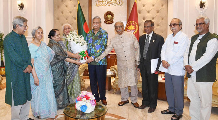 রাষ্ট্রপতির সঙ্গে ঘাতক দালাল নির্মূল কমিটির সাক্ষাৎ