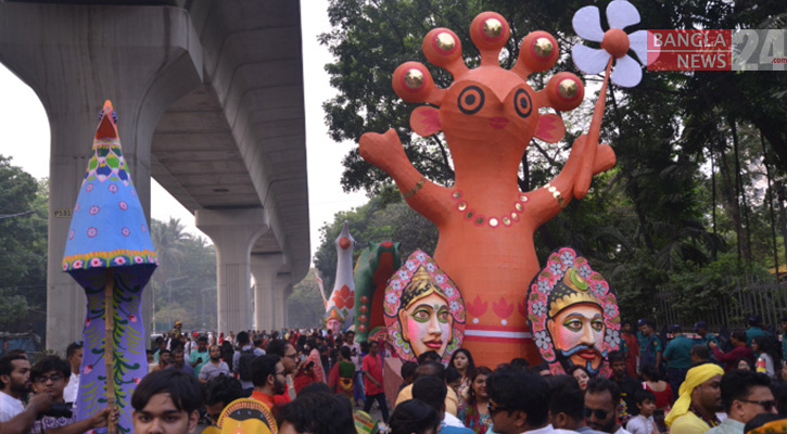 মঙ্গল শোভাযাত্রায় অংশ নিতে চারুকলায় আসছেন সংস্কৃতিপ্রেমীরা