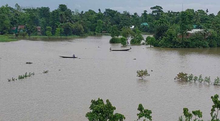 বন্যাপ্রবণ নদ-নদীর পানি বাড়ছে, ৯ স্থানে বিপৎসীমার ওপরে