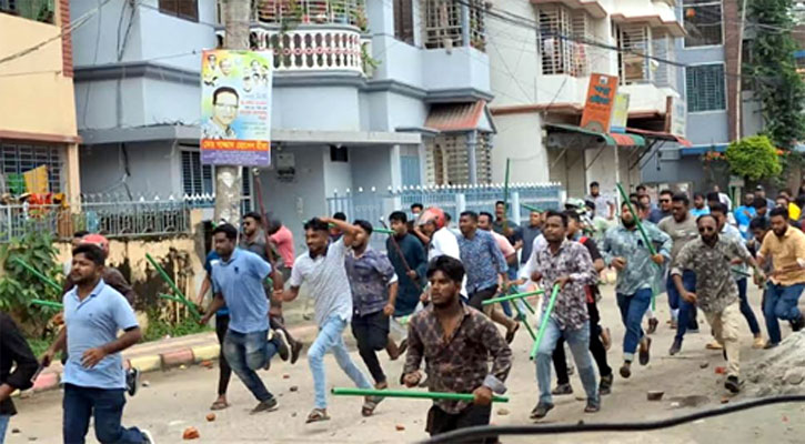 জামালপুরে শিক্ষার্থীদের ওপর হামলা-গুলিবর্ষণ, আহত ১০ 