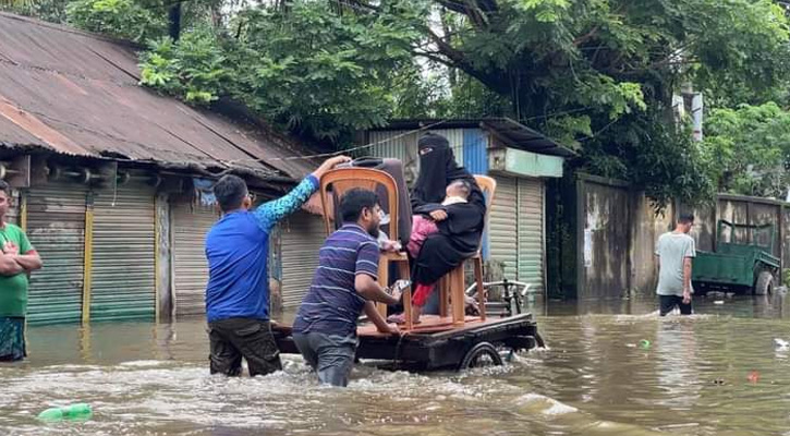 ধীরগতিতে বন্যা পরিস্থিতির উন্নতি হচ্ছে: পাউবো