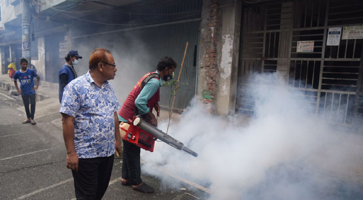 দুই ধাপে চলছে ডিএনসিসির মশক নিধন কার্যক্রম