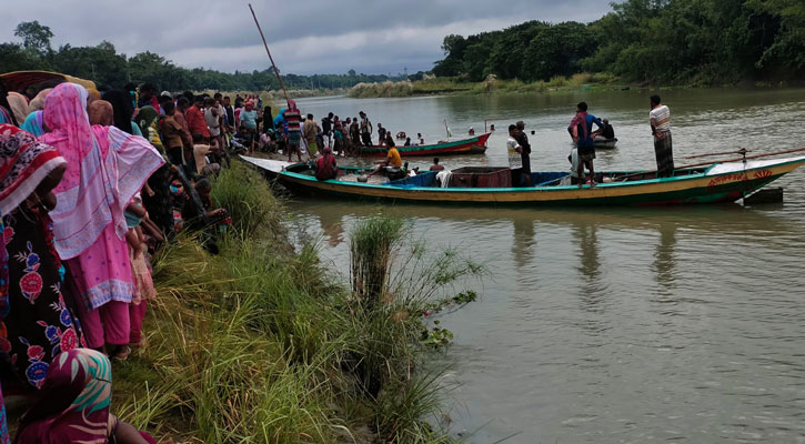 প্রায় ২৪ ঘণ্টা পর মিলল ধলেশ্বরীতে নিখোঁজ বাবা-মেয়ের মরদেহ